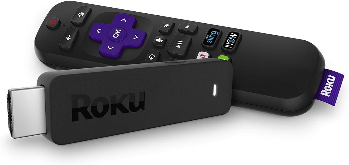 Roku 3800RW Streaming Stick GEN6 with Voice Remote - Black