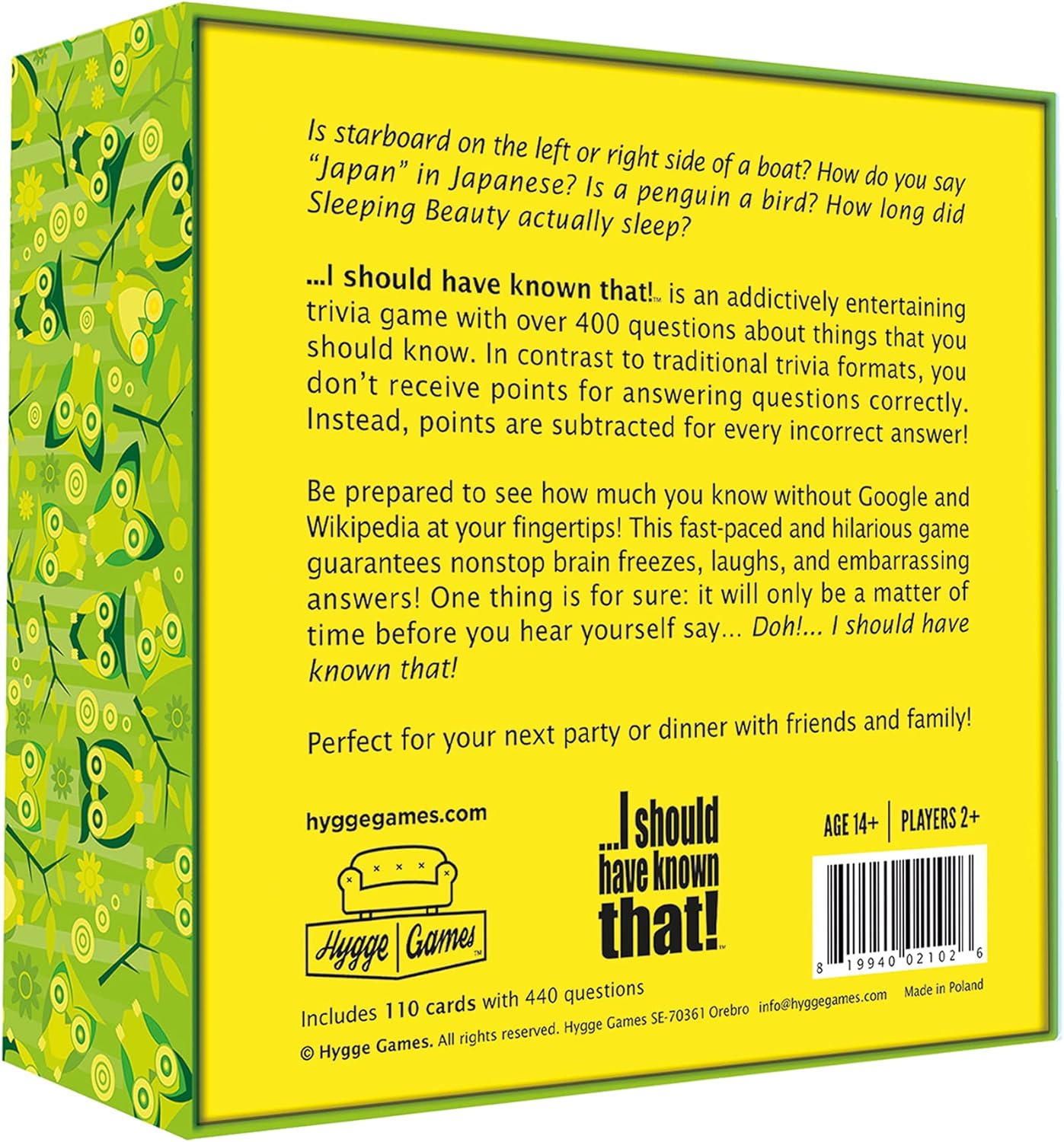 I should have known that! - A Trivia Game About Things You Oughta Know Single