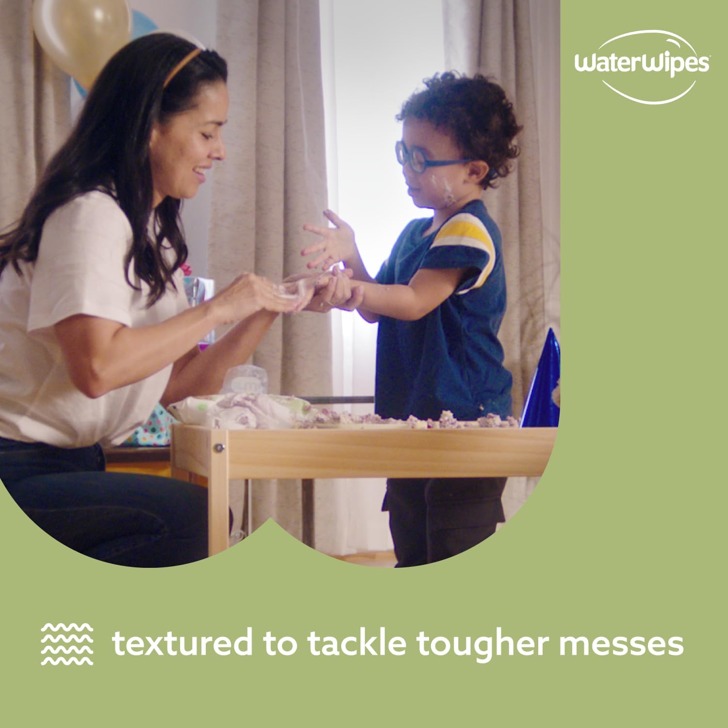 WaterWipes Sensitive+ Baby & Toddler Wipes, 3-In-1 Cleans, Cares, Protects, 99.9% Water, Textured Clean, Unscented & Hypoallergenic, 240 Count (4 Packs) Unscented 60 Count (Pack of 4)