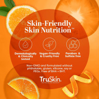 TruSkin Vitamin C Serum For Face – Anti Aging Formula with Vitamin C, Hyaluronic Acid, Vitamin E – Brightening Serum – Improve Appearance of Dark Spots, Tone, Fine Lines & Wrinkles, 1 Fl Oz 1 Fl Oz (Pack of 1)