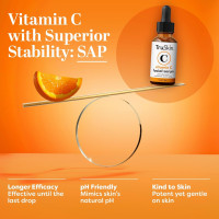 TruSkin Vitamin C Serum For Face – Anti Aging Formula with Vitamin C, Hyaluronic Acid, Vitamin E – Brightening Serum – Improve Appearance of Dark Spots, Tone, Fine Lines & Wrinkles, 1 Fl Oz 1 Fl Oz (Pack of 1)