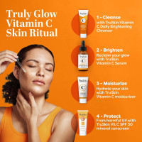 TruSkin Vitamin C Serum For Face – Anti Aging Formula with Vitamin C, Hyaluronic Acid, Vitamin E – Brightening Serum – Improve Appearance of Dark Spots, Tone, Fine Lines & Wrinkles, 1 Fl Oz 1 Fl Oz (Pack of 1)