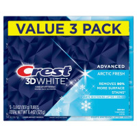 Crest 3D White Arctic Fresh Teeth Whitening Toothpaste, 3.8 oz (Pack of 3)