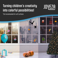 JOYEZA Premium Printable Vinyl Sticker Paper for Inkjet Printer - 25 Sheets Glossy White Waterproof, Dries Quickly Vivid Colors, Holds Ink Well - Inkjet & Laser Printer 25 Pack - Glossy