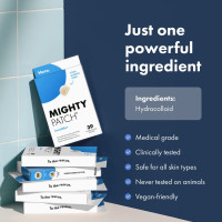 Mighty Patch™ Invisible+ Patch - Daytime Hydrocolloid Acne Pimple Patches for Covering Zits and Blemishes, Ultra Thin Spot Stickers for Face and Skin (24 Medium and 15 Small Patches) 39 Count