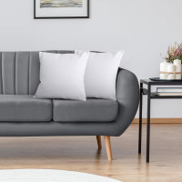 Utopia Bedding 18x18 Pillow Inserts, Set of 2, White – Indoor Decorative Throw Pillows for Bed, Sofa & Couch – Soft, Supportive & Fluffy Cushion Inserts White 18x18 Inch