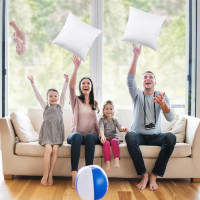 Utopia Bedding 18x18 Pillow Inserts, Set of 2, White – Indoor Decorative Throw Pillows for Bed, Sofa & Couch – Soft, Supportive & Fluffy Cushion Inserts White 18x18 Inch