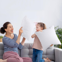 Utopia Bedding 18x18 Pillow Inserts, Set of 2, White – Indoor Decorative Throw Pillows for Bed, Sofa & Couch – Soft, Supportive & Fluffy Cushion Inserts White 18x18 Inch