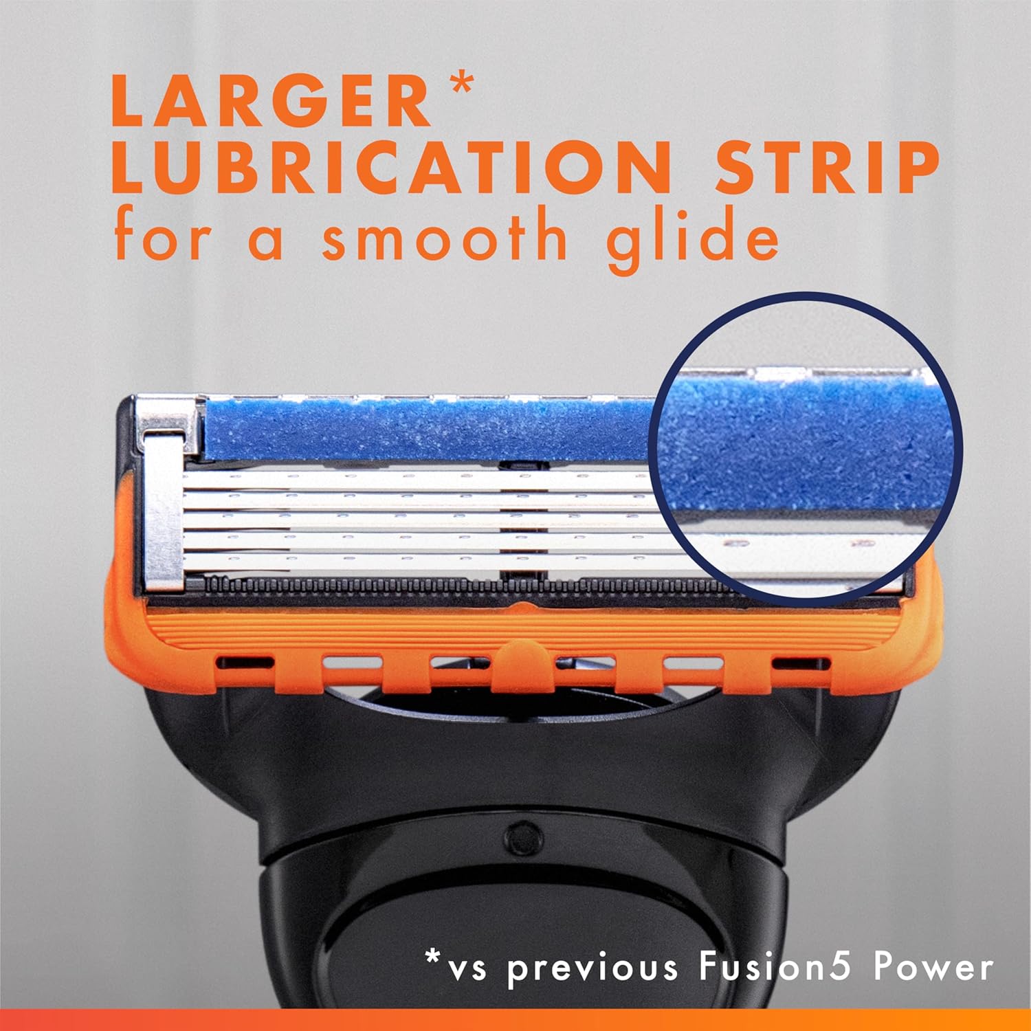 Gillette Fusion5 Power Razor Blades for Men, 5-Blade Razor Refills, 8 Count 8 Count (Pack of 1)