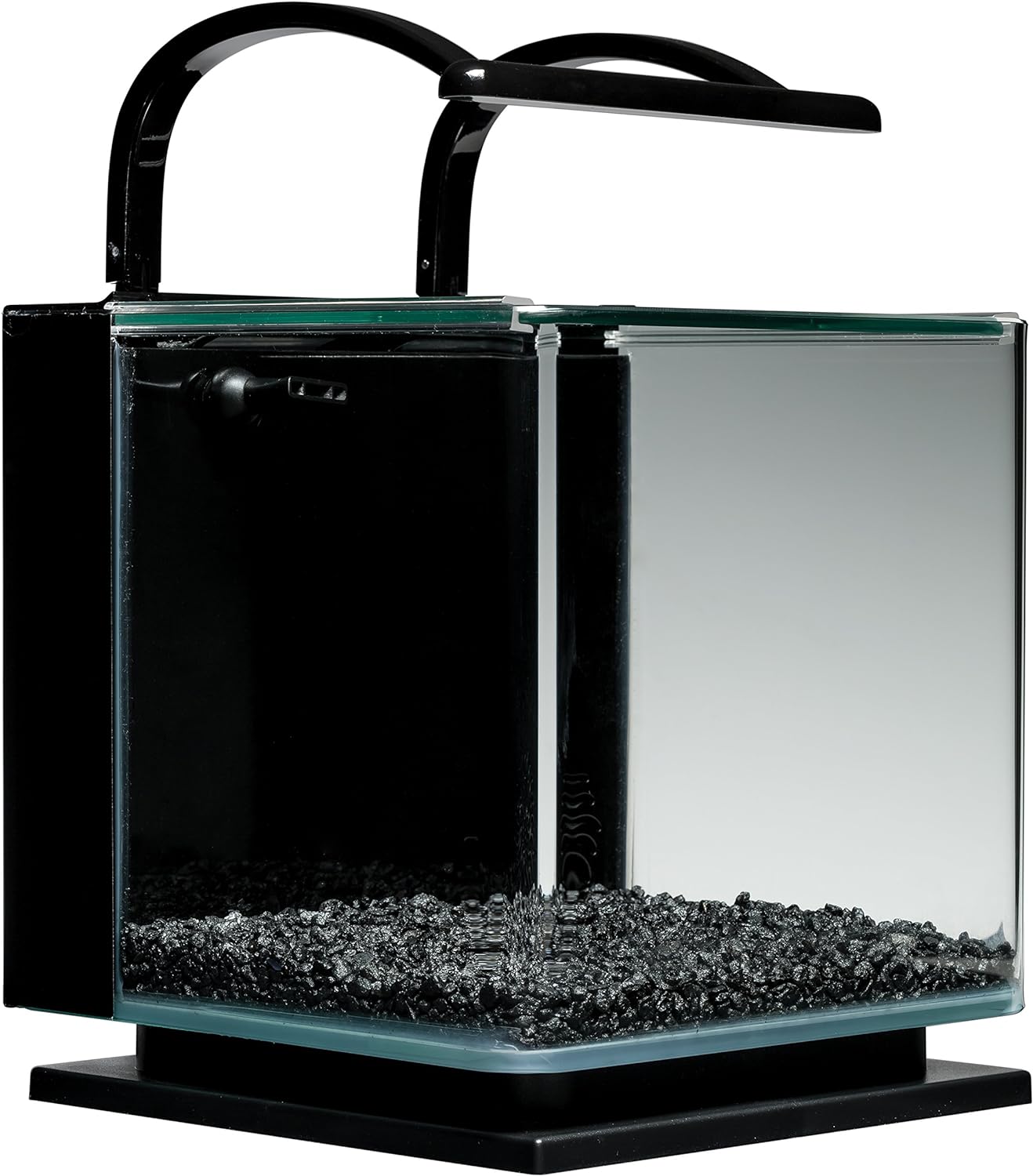 Marineland Contour 3 Aquarium Kit 3 Gallons, Rounded Glass Corners, Includes LED Lighting 3-Gallon