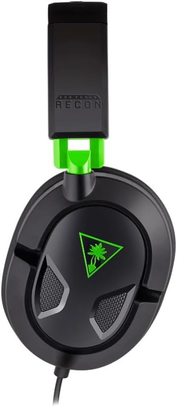 Turtle Beach Recon 50 Xbox Gaming Headset – Officially Licensed for Xbox Series X|S, Xbox One, and Windows PCs with 3.5mm – Also works with PS5, PS4, and Mobile Devices, Removable Mic, 40mm Speakers Black / Green
