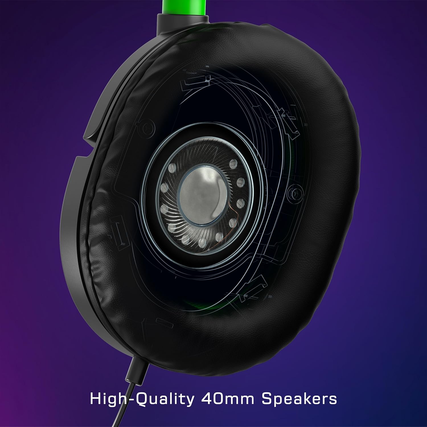 Turtle Beach Recon 50 Xbox Gaming Headset – Officially Licensed for Xbox Series X|S, Xbox One, and Windows PCs with 3.5mm – Also works with PS5, PS4, and Mobile Devices, Removable Mic, 40mm Speakers Black / Green