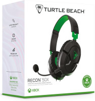 Turtle Beach Recon 50 Xbox Gaming Headset – Officially Licensed for Xbox Series X|S, Xbox One, and Windows PCs with 3.5mm – Also works with PS5, PS4, and Mobile Devices, Removable Mic, 40mm Speakers Black / Green