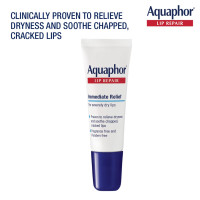 Aquaphor Lip Repair Ointment, Moisturizing Lip Balm Pack, Relieves Dryness, 0.35 Tube, Pack of 2 0.35 Fl Oz (Pack of 2)