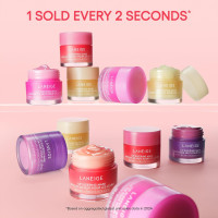 LANEIGE Lip Sleeping Mask: Nourish, Hydrate, Vitamin C, Murumuru & Shea Butter, Antioxidants, Flaky, Dry Lips Berry