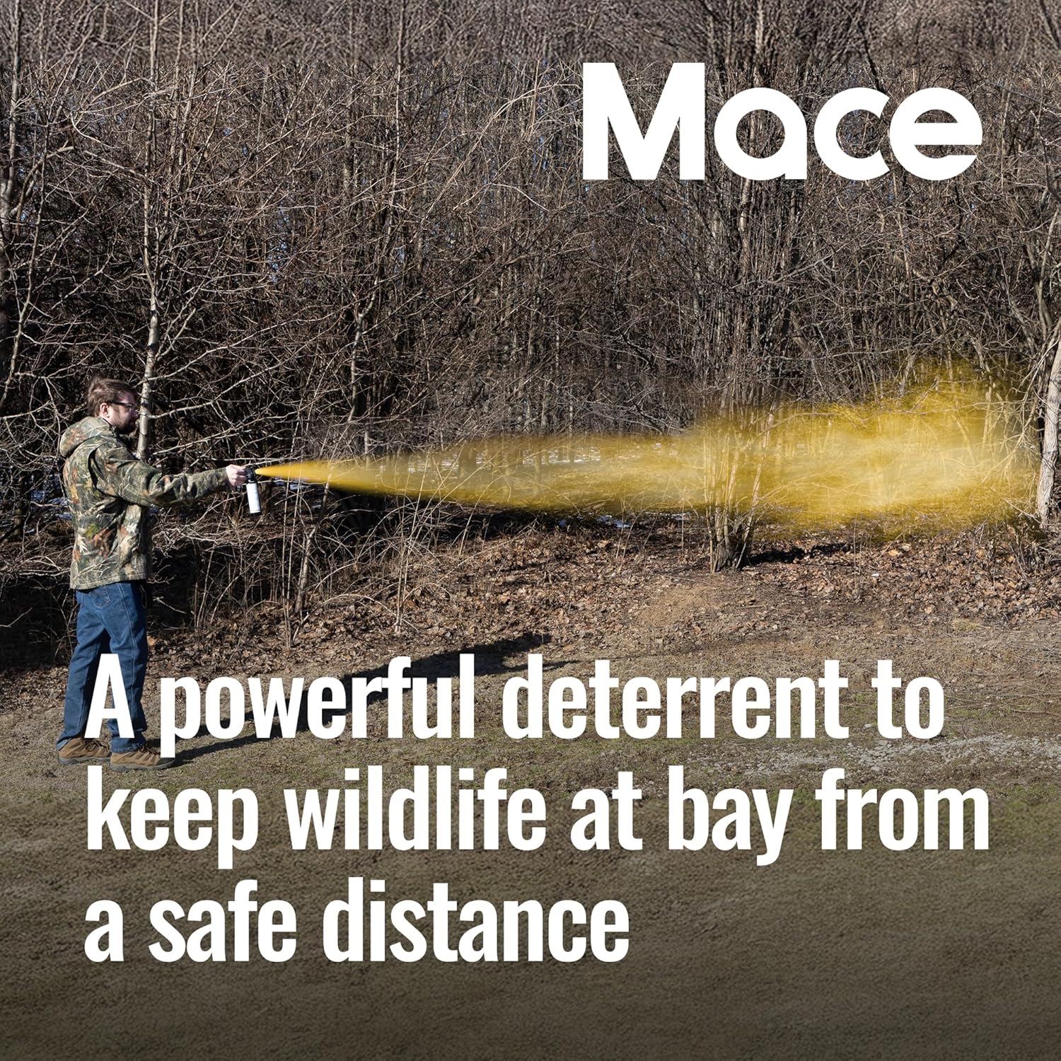 Mace Bear Spray - Guard Alaska Bear Deterrent & Self Defense Spray, 9.17 oz, 20ft Effective Range Up to 40ft, EPA Registered, Max Strength 20% OC, Great for Hiking, Camping, Hunting Bear Spray (2025 Model)