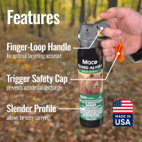 Mace Bear Spray - Guard Alaska Bear Deterrent & Self Defense Spray, 9.17 oz, 20ft Effective Range Up to 40ft, EPA Registered, Max Strength 20% OC, Great for Hiking, Camping, Hunting Bear Spray (2025 Model)
