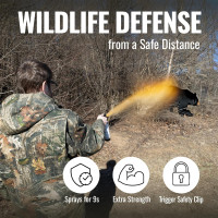 Mace Bear Spray - Guard Alaska Bear Deterrent & Self Defense Spray, 9.17 oz, 20ft Effective Range Up to 40ft, EPA Registered, Max Strength 20% OC, Great for Hiking, Camping, Hunting Bear Spray (2025 Model)