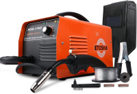ETOSHA 140Amp MIG Welder, Flux Core Welder AC 110V Gasless Welding Machine with IGBT Inverter, Automatic Wire Feed Welders Portable Metal Welder No Gas 110 Voltage 140A Compact Welder with Welding Gun MIG 140