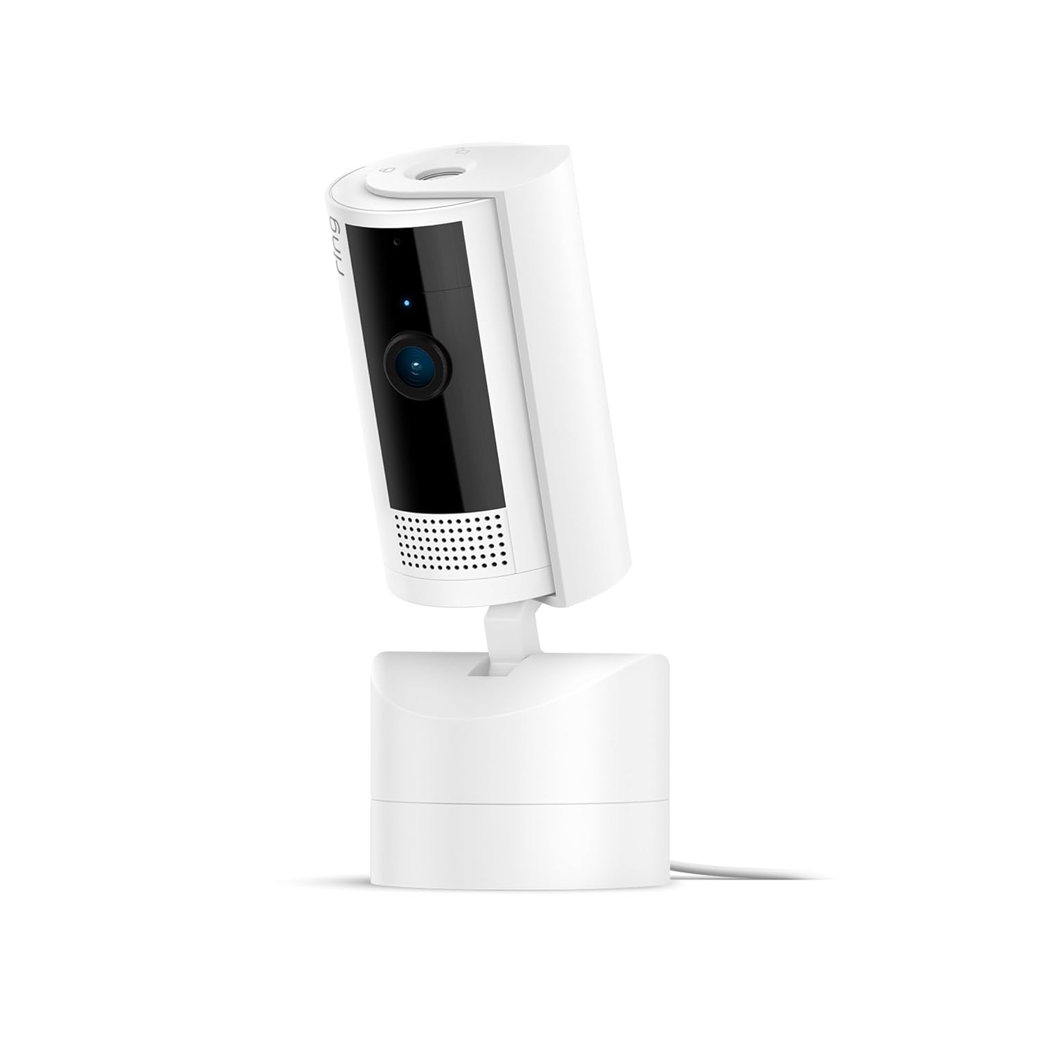 Ring Pan-Tilt Indoor Cam | See all around your home or business with 360° pan coverage, HD video, plus Two-Way Talk (2024 release) | White White 1 Camera Device Only