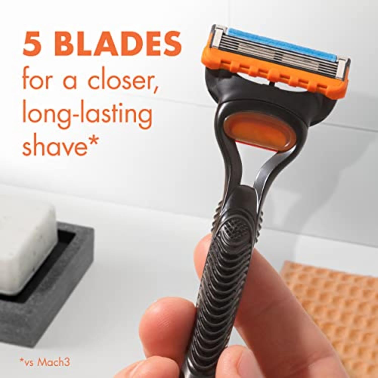 Gillette Fusion5 Razor Refills for Men, 12ct Cartridges, Lubrication Strip, Precision Trimmer for Men, 5-Bladed Refill Blades for Close Shave 12 Count (Pack of 1)