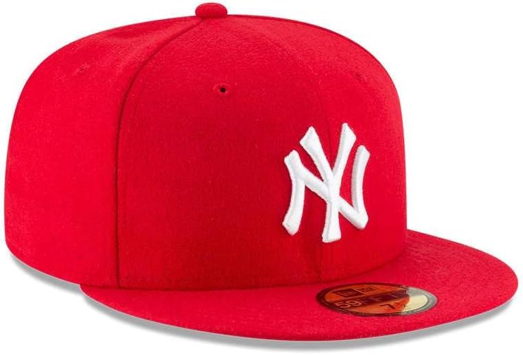 New Era Standard New York Yankees new-york-yankees 7 3/8 Scarlet/White