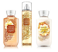 Bath & Body Works Warm Vanilla Sugar Body Set | Shower Gel, Body Lotion & Fragrance Mist : Beauty