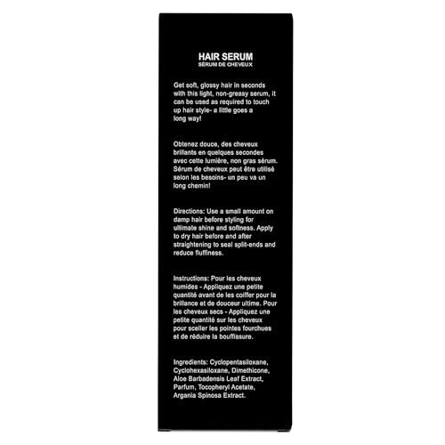 HerStyler Hair Repair Serum - Argan Oil Hair Serum for Frizzy and Damaged Hair - For Frizz, Styling and Shine - 2 Fl Oz - Pack of 1 2 Fl Oz (Pack of 1)