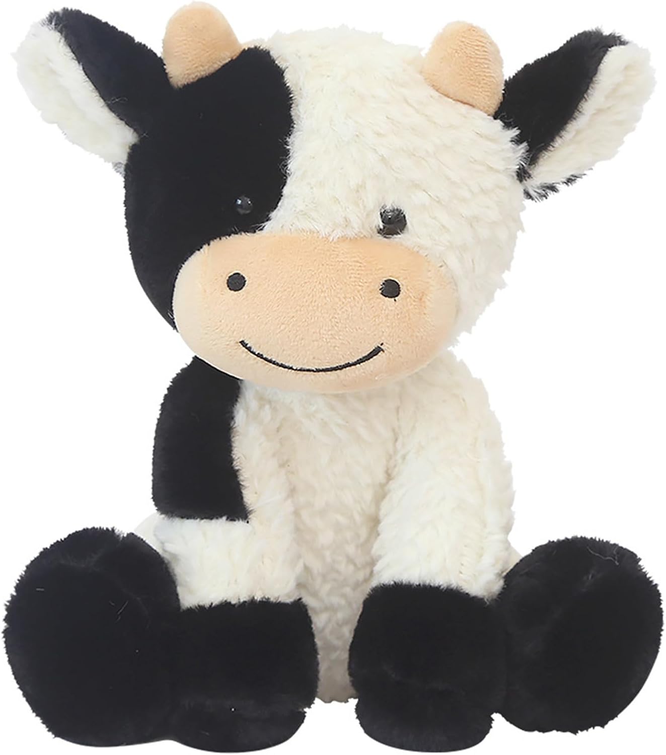 9 inches Cow Stuffed Animal Soft Plush Cute Cow Doll for Boys Girls Style 1