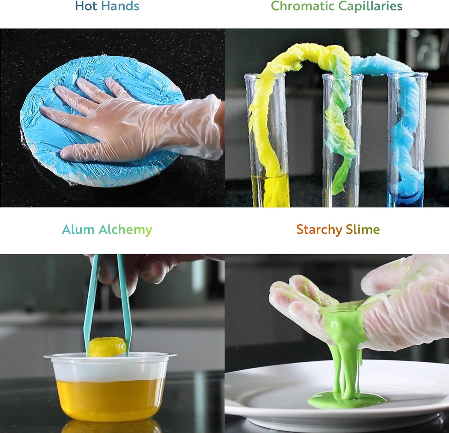 Playz 52 Extreme Chemistry Experiments Set - STEM Activities & Science Kits for Kids Age 8-12 with 51+ Tools - Discovery Science Educational Toys & Gifts