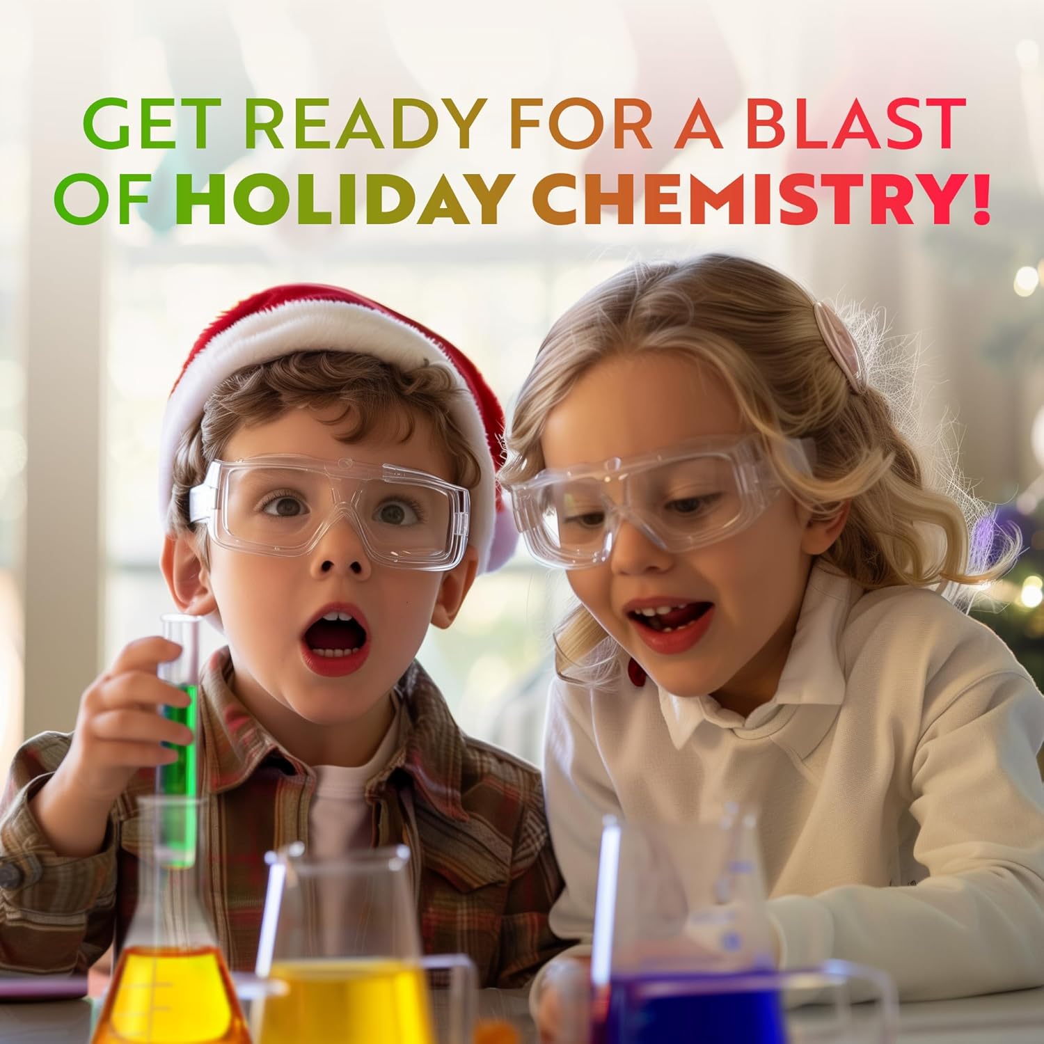 Playz 52 Extreme Chemistry Experiments Set - STEM Activities & Science Kits for Kids Age 8-12 with 51+ Tools - Discovery Science Educational Toys & Gifts