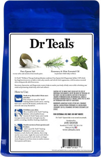 Dr. Teal's Pure Epsom Salt Soaking Solution Gift Set (3 Pack, 3lbs ea.) - Soothe & Sleep Lavender, Relax & Relief Eucalyptus with Spearmint, Wellness Therapy with Rosemary & Mint