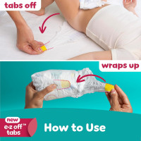 Pampers Diapers - Swaddlers 360° - Size 4, 132 Count, up to 100% Leakproof Comfy Dry Fit, Designed for Easy Changes, Pull On Baby Diaper (Packaging May Vary) Size 4 132