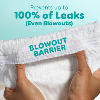 Pampers Diapers - Swaddlers 360° - Size 4, 132 Count, up to 100% Leakproof Comfy Dry Fit, Designed for Easy Changes, Pull On Baby Diaper (Packaging May Vary) Size 4 132