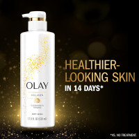 Olay Cleansing & Firming Body Wash with Vitamin B3 and Collagen, 20 fl oz (Pack of 4) Unscented 20 Fl Oz (Pack of 4)
