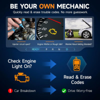 FOXWELL NT301 OBD2 Scanner Live Data Professional Mechanic OBDII Diagnostic Code Reader Tool for Check Engine Light