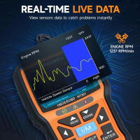 FOXWELL NT301 OBD2 Scanner Live Data Professional Mechanic OBDII Diagnostic Code Reader Tool for Check Engine Light