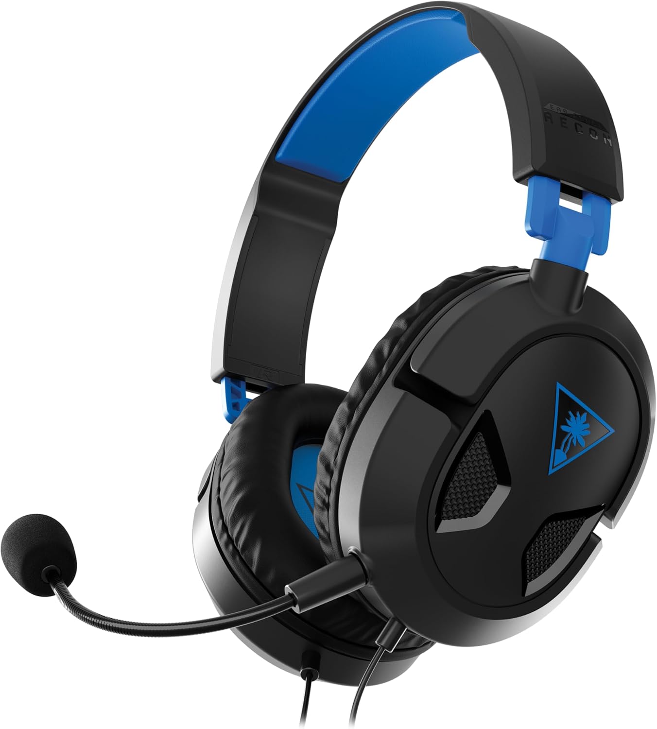 Turtle Beach Recon 50 PlayStation Gaming Headset - PS5, PS4, Xbox Series X, Xbox Series S, Xbox One, Mobile & PC with 3.5mm - Removable Mic, 40mm Speakers Black / Blue