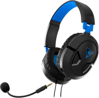 Turtle Beach Recon 50 PlayStation Gaming Headset - PS5, PS4, Xbox Series X, Xbox Series S, Xbox One, Mobile & PC with 3.5mm - Removable Mic, 40mm Speakers Black / Blue
