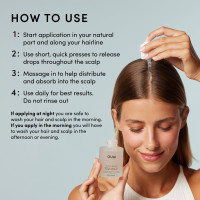OUAI Scalp Serum - Balancing Hair Serum with Red Clover Extract, Siberian Ginseng and Peptides for Thicker and Fuller-Looking Hair - Paraben, Phthalate and Sulfate Free Scalp Care (2 Fl Oz) No Color 2 Ounce (Pack of 1)