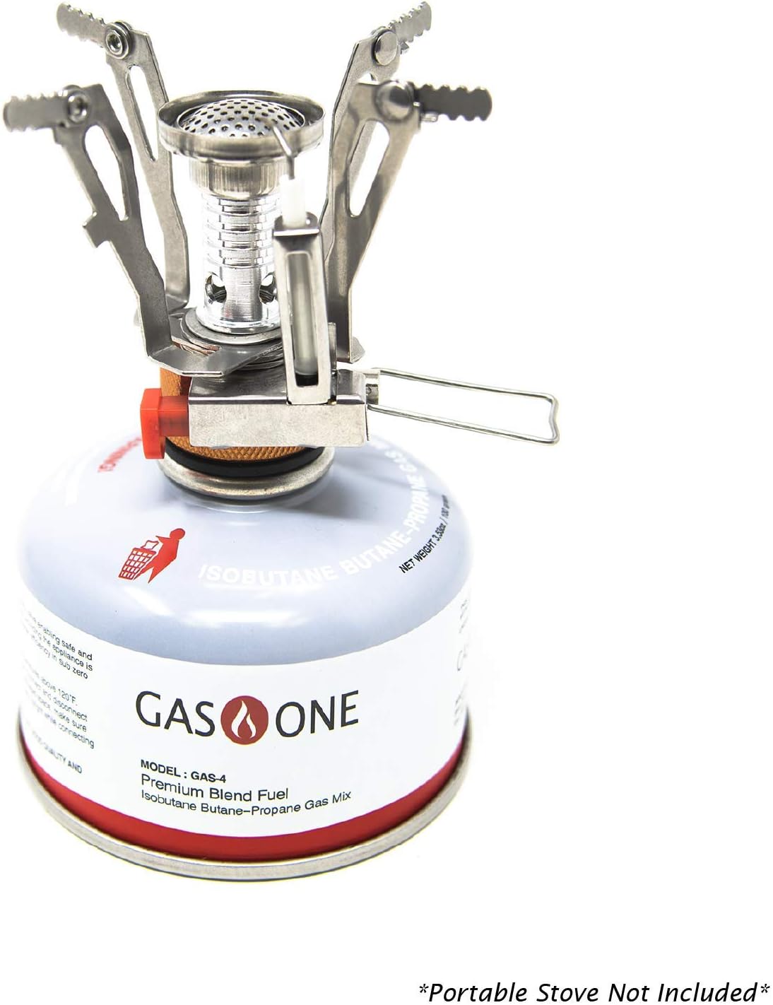 Gas One Camping Fuel Blend Isobutane Fuel Canister 100gram (6 Pack)