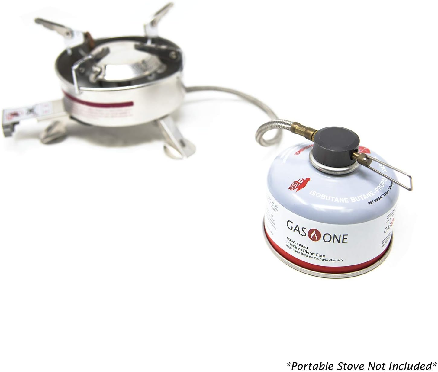 Gas One Camping Fuel Blend Isobutane Fuel Canister 100gram (6 Pack)