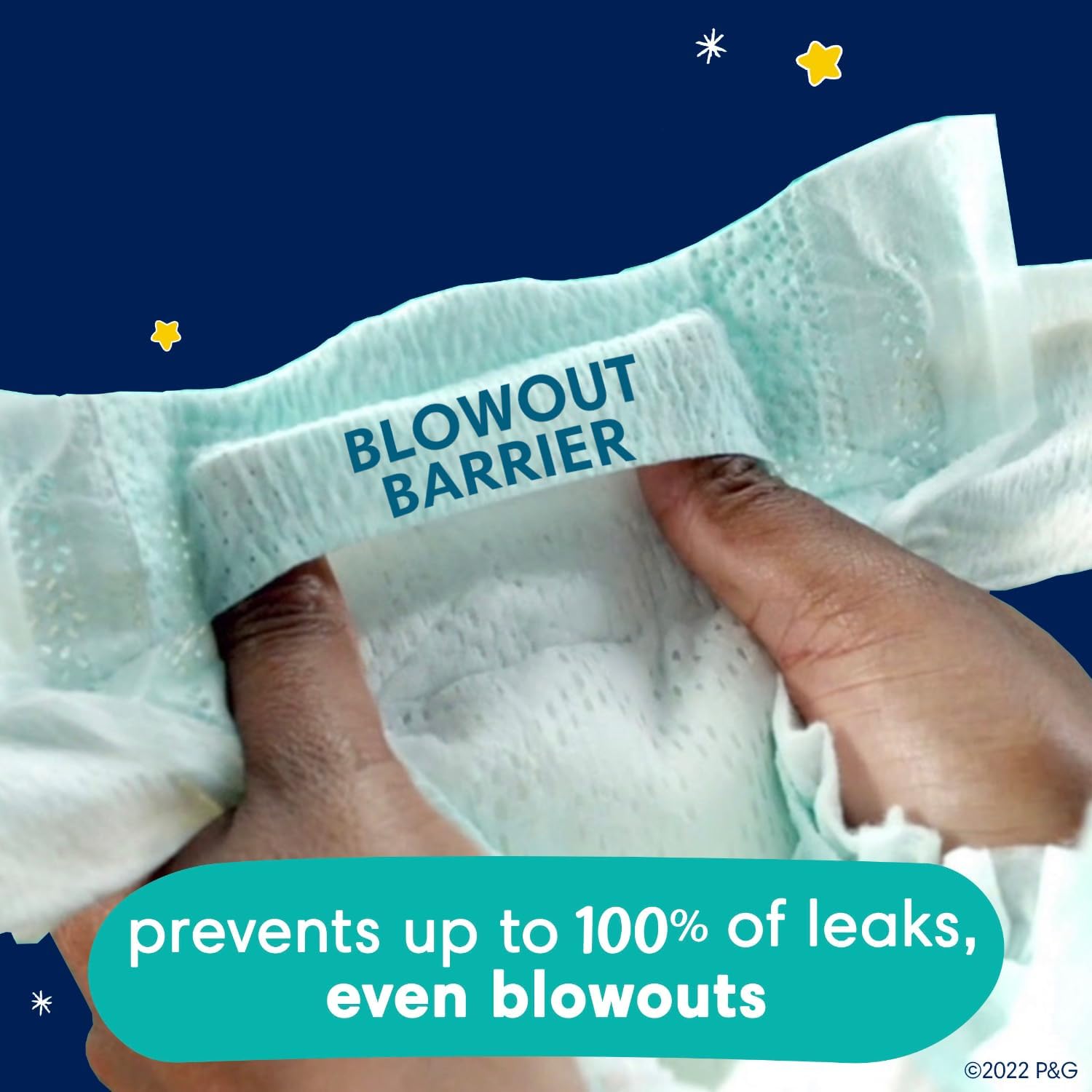 Pampers Overnight Diapers - Swaddlers Overnights - Size 6, 42 Count, Disposable Baby Diaper, Night Time Leak and Skin Protection Size 6 42