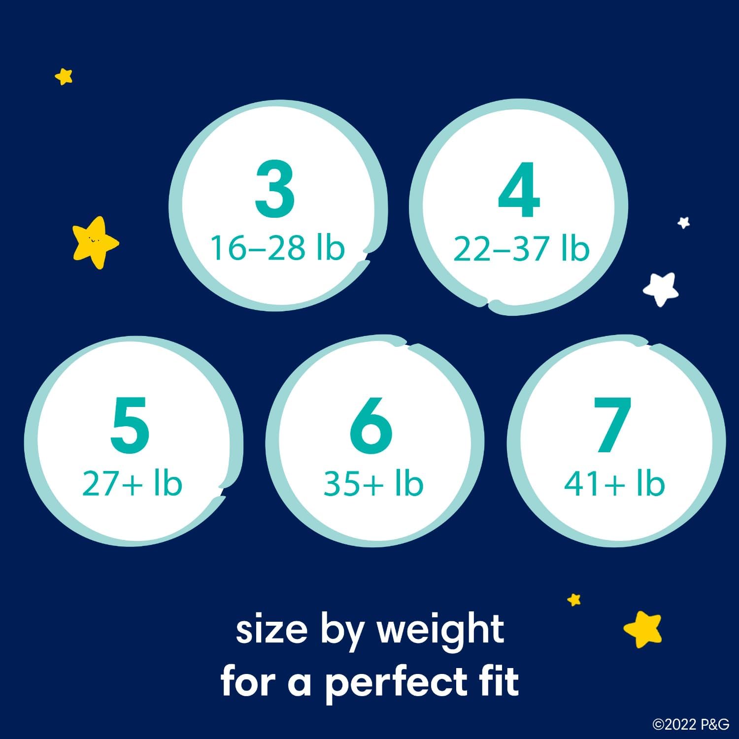 Pampers Overnight Diapers - Swaddlers Overnights - Size 6, 42 Count, Disposable Baby Diaper, Night Time Leak and Skin Protection Size 6 42