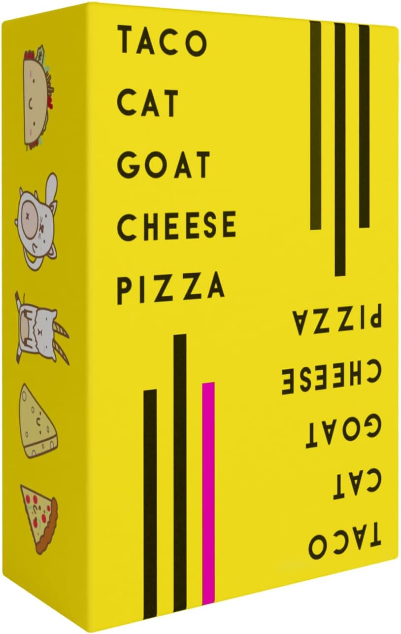 Taco Cat Goat Cheese Pizza Card Game – Wildly Entertaining & Easy To Learn - Great for Adults, Teens, Kids and Families - Card Games and Board Games for Family Game Night - 10 Min, Age 7+, 2-8 Players Original