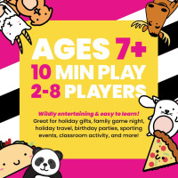 Taco Cat Goat Cheese Pizza Card Game – Wildly Entertaining & Easy To Learn - Great for Adults, Teens, Kids and Families - Card Games and Board Games for Family Game Night - 10 Min, Age 7+, 2-8 Players Original