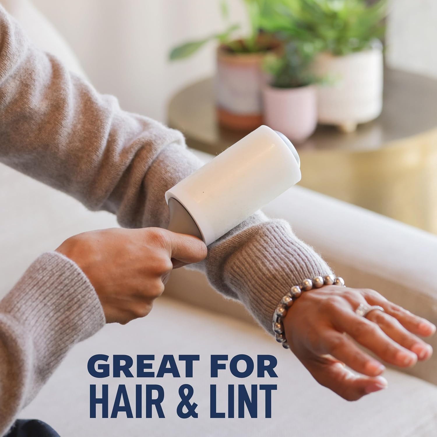 Scotch-Brite Everyday Clean Lint Roller, Lint Remover for Pet Hair, Dark Clothes, Furniture, and Dusty Surfaces, Picks Up Fur & Fluff in Your Home, Car, & Office, 5 Pack, 475 Adhesive Sheets Total