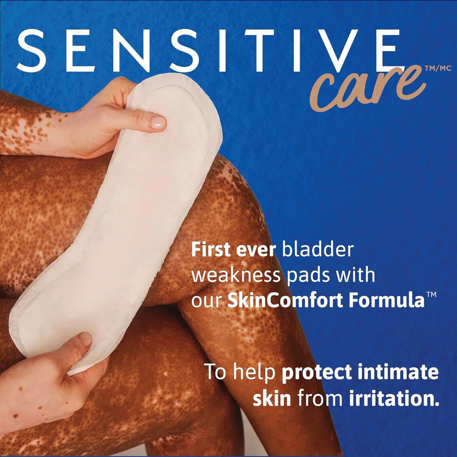 TENA Sensitive Care Maximum Absorbency Incontinence/Bladder Control Pad for Women, Regular Length, 56 Count Regular 56