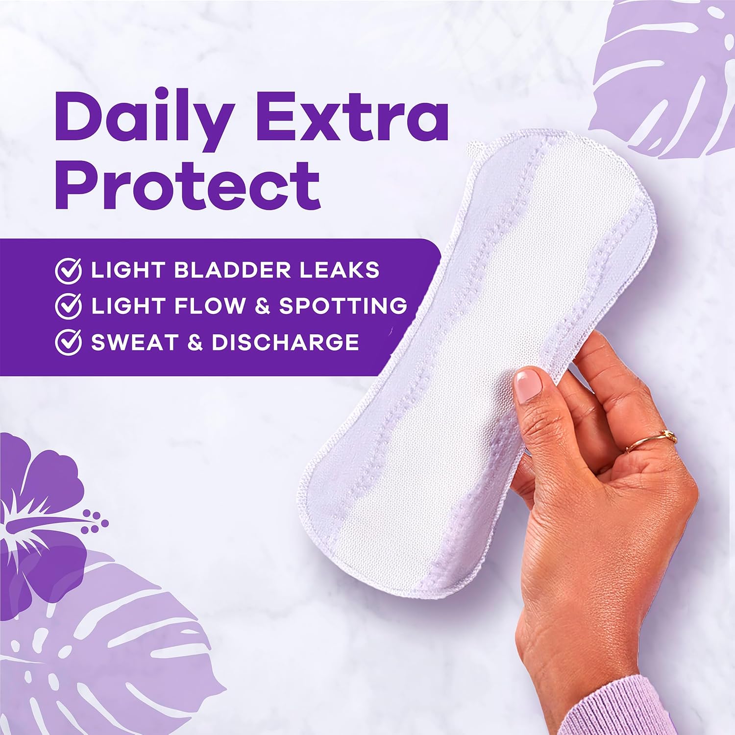 Always Daily Extra Protect Liners, Extra Long Length, Unscented Panty Liners, 368 Count (4 Packs of 92) Extra Long 368.0