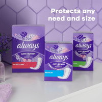 Always Daily Extra Protect Liners, Extra Long Length, Unscented Panty Liners, 368 Count (4 Packs of 92)